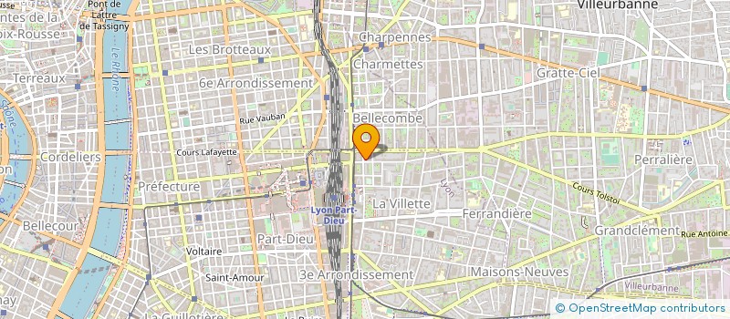 localisation de l'entreprise MADAME BEATRICE ROSSNER  LYON