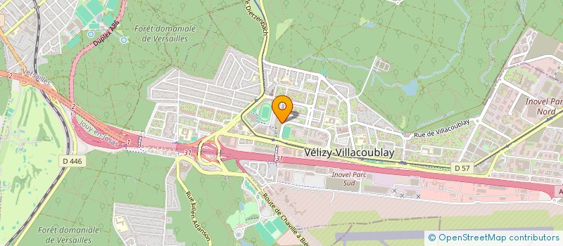 localisation de l'entreprise MADAME BEATRICE ROULIER  VELIZY-VILLACOUBLAY