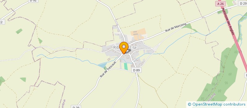 localisation de l'entreprise MADAME BEATRICE ROUTIER à RIBECOURT-LA-TOUR