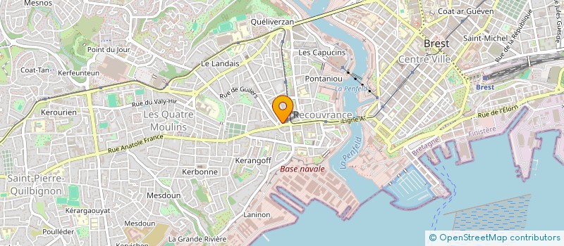 localisation de l'entreprise MADAME BEATRICE ROUX à BREST