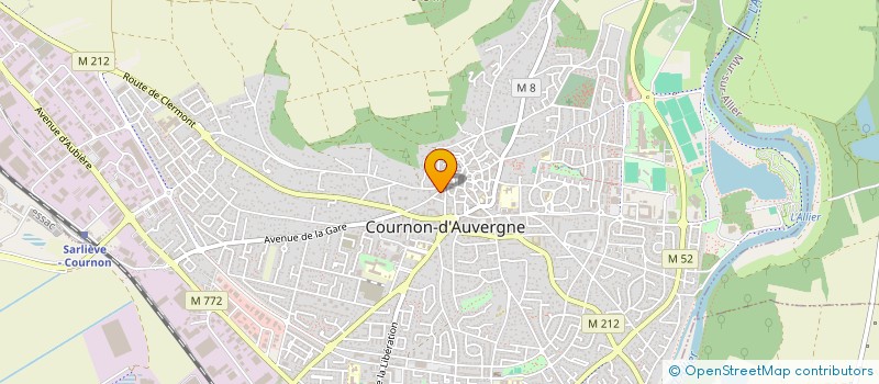 localisation de l'entreprise MADAME BEATRICE ROUX à COURNON-D'AUVERGNE