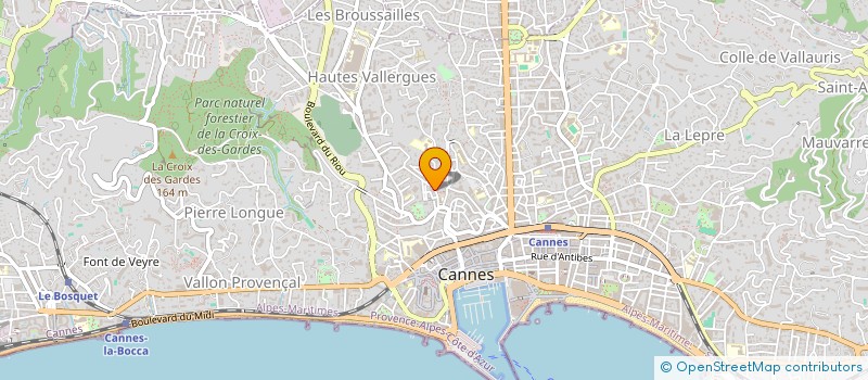 localisation de l'entreprise MADAME BEATRICE RUDY  CANNES