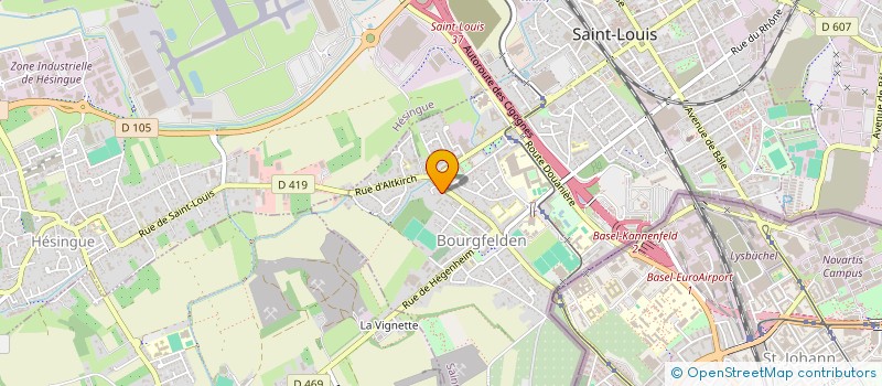 localisation de l'entreprise MADAME BEATRICE RUFF  SAINT-LOUIS