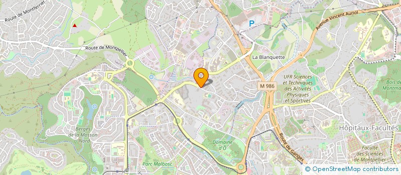localisation de l'entreprise MADAME BEATRICE RUFFIE à MONTPELLIER