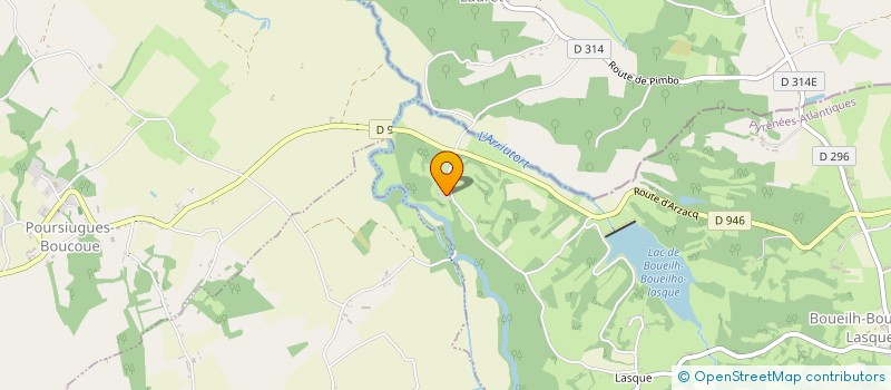 localisation de l'entreprise MADAME BEATRICE RUIZ  BOUEILH-BOUEILHO-LASQUE