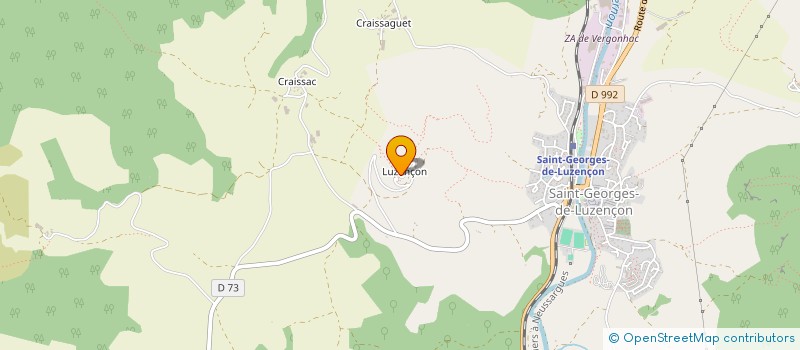 localisation de l'entreprise MADAME BEATRICE RUYSSCHAERT  SAINT-GEORGES-DE-LUZENCON