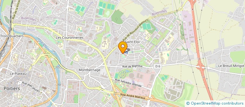 localisation de l'entreprise MADAME BEATRICE SABOUREAU  POITIERS