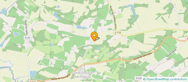 localisation de l'entreprise MADAME BEATRICE SAINT MARTIN  SAINTE CHRISTIE D'ARMAGNAC