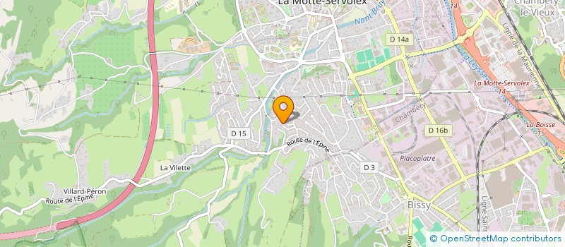 localisation de l'entreprise MADAME BEATRICE SALMON  LA MOTTE-SERVOLEX