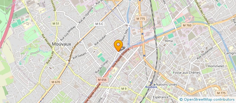 localisation de l'entreprise MADAME BEATRICE SANDEMOY  TOURCOING