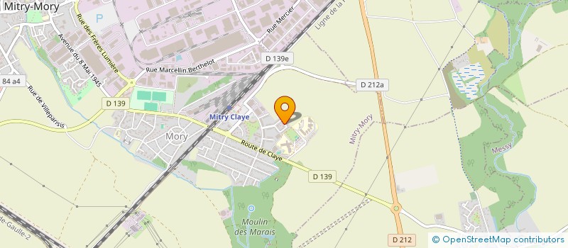 localisation de l'entreprise MADAME BEATRICE SANDJONG  MITRY-MORY