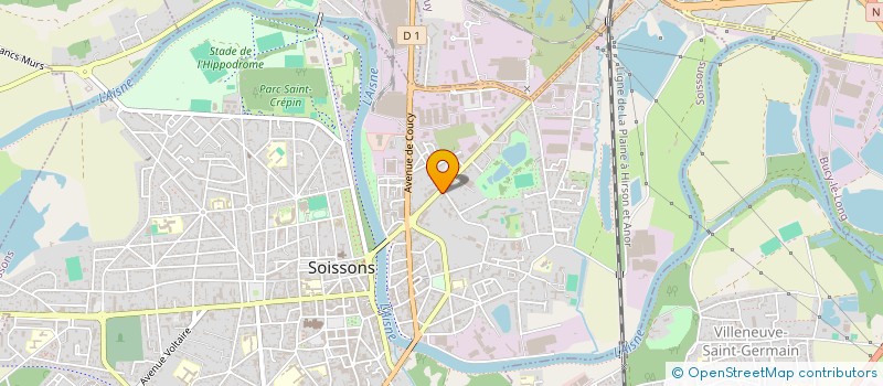 localisation de l'entreprise MADAME BEATRICE SARDIN à SOISSONS