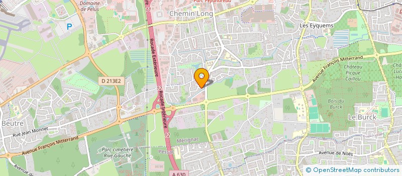 localisation de l'entreprise MADAME BEATRICE SATINA  MERIGNAC