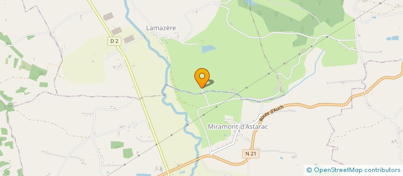 localisation de l'entreprise MADAME BEATRICE SAURY  LAMAZERE