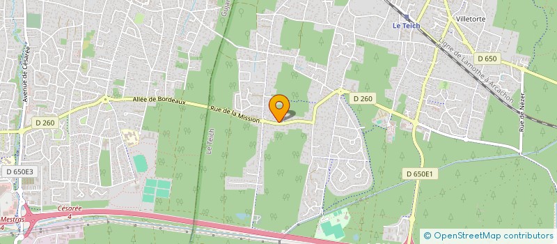 localisation de l'entreprise MADAME BEATRICE SCHERER  GUJAN-MESTRAS