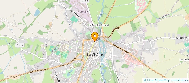localisation de l'entreprise MADAME BEATRICE SCHIAVI à LA CHATRE