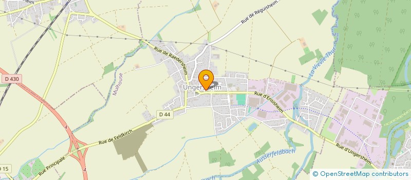 localisation de l'entreprise MADAME BEATRICE SCHIRMER  UNGERSHEIM