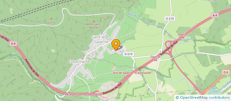 localisation de l'entreprise MADAME BEATRICE SCHROEDER  SAINT-JEAN-SAVERNE