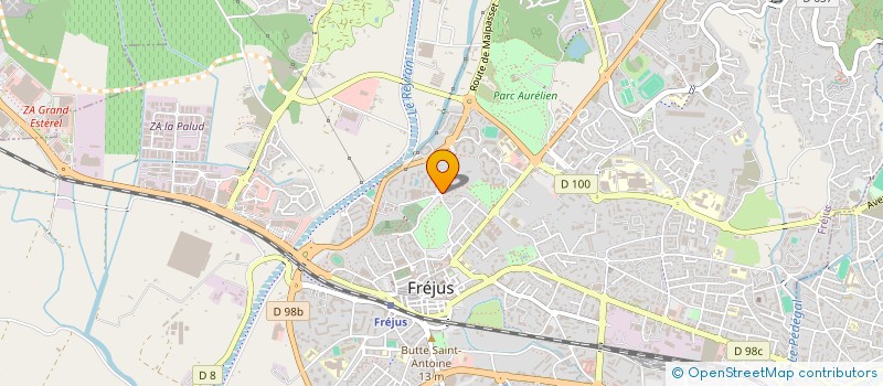 localisation de l'entreprise MADAME BEATRICE SEBIRE  FREJUS