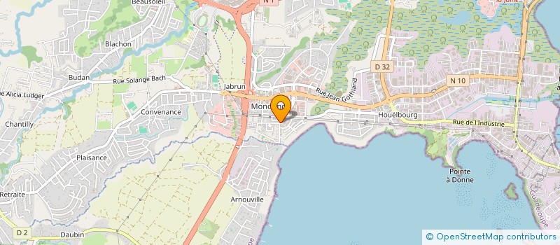 localisation de l'entreprise MADAME BEATRICE SEDBOUN  BAIE-MAHAULT