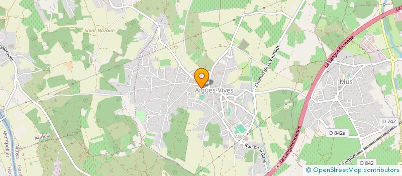 localisation de l'entreprise MADAME BEATRICE SEGUIN  AIGUES-VIVES