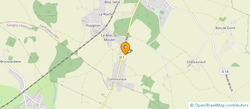 localisation de l'entreprise MADAME BEATRICE SEILLIER  SAVIGNY-LEVESCAULT