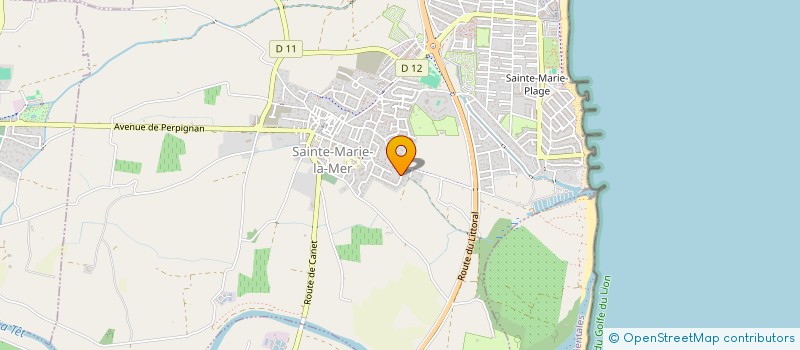 localisation de l'entreprise MADAME BEATRICE SEQUEIRA  SAINTE-MARIE-LA-MER