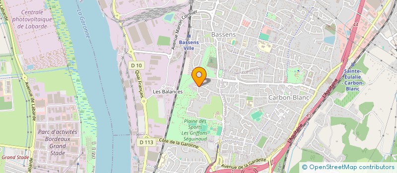 localisation de l'entreprise MADAME BEATRICE SERPOLET  BASSENS