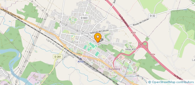 localisation de l'entreprise MADAME BEATRICE SERRANO  ARTIX