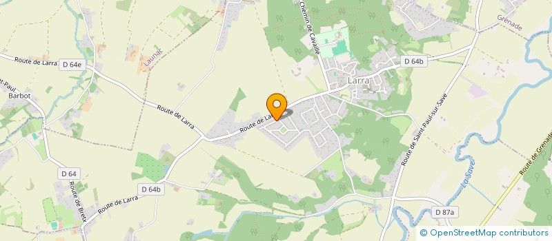 localisation de l'entreprise MADAME BEATRICE SERRES  LARRA