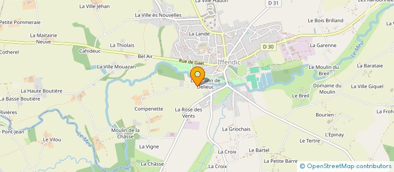 localisation de l'entreprise MADAME BEATRICE SEVERE  IFFENDIC