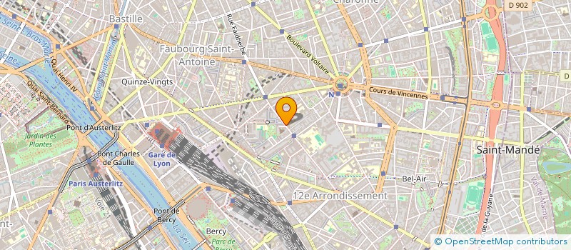 localisation de l'entreprise MADAME BEATRICE SILVESTRE  PARIS