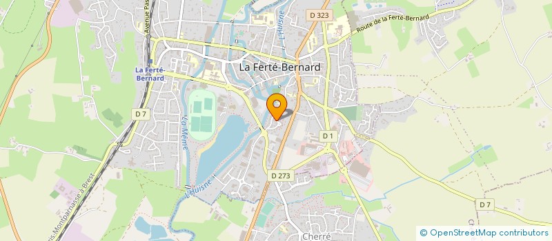 localisation de l'entreprise MADAME BEATRICE SIMON  LA FERTE-BERNARD