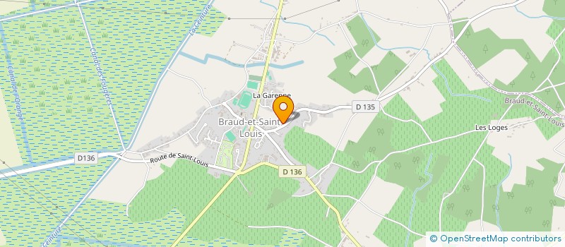 localisation de l'entreprise MADAME BEATRICE SOULE SUSBIELLES  BRAUD-ET-SAINT-LOUIS