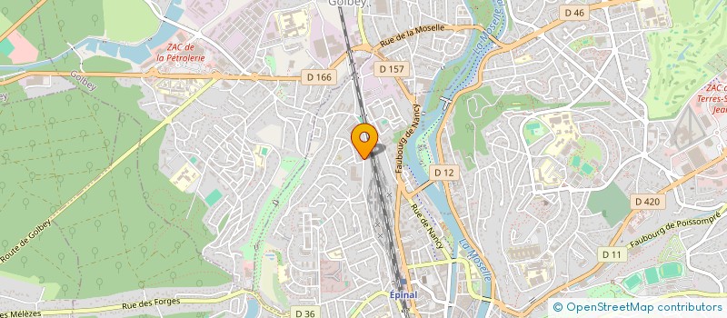 localisation de l'entreprise MADAME BEATRICE SOUVAY  EPINAL