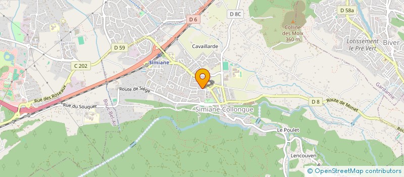 localisation de l'entreprise MADAME BEATRICE SPADA  SIMIANE-COLLONGUE