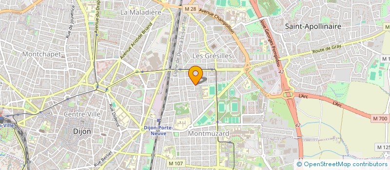localisation de l'entreprise MADAME BEATRICE SPADOLA à DIJON