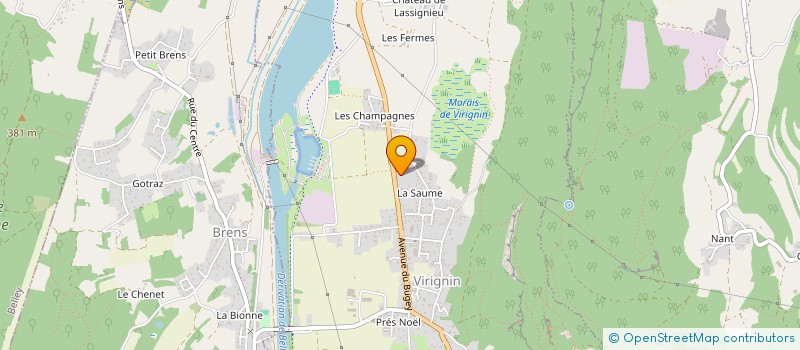 localisation de l'entreprise MADAME BEATRICE STUDER  VIRIGNIN