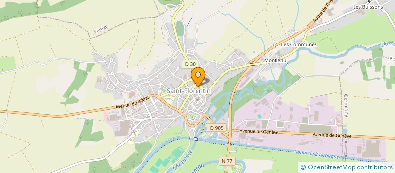 localisation de l'entreprise MADAME BEATRICE TAMBORINI à SAINT-FLORENTIN