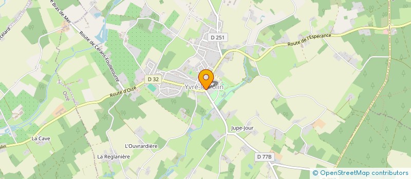 localisation de l'entreprise MADAME BEATRICE TANSORIER  YVRE-LE-POLIN