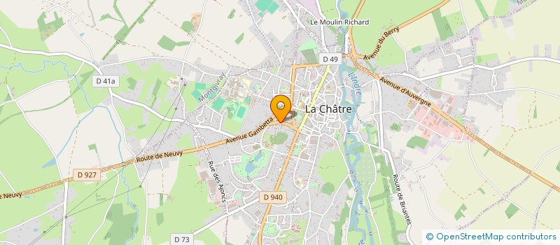 localisation de l'entreprise MADAME BEATRICE TARDIEU à LA CHATRE