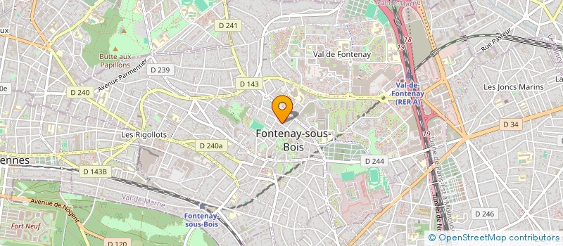 localisation de l'entreprise MADAME BEATRICE TEQUI à FONTENAY-SOUS-BOIS