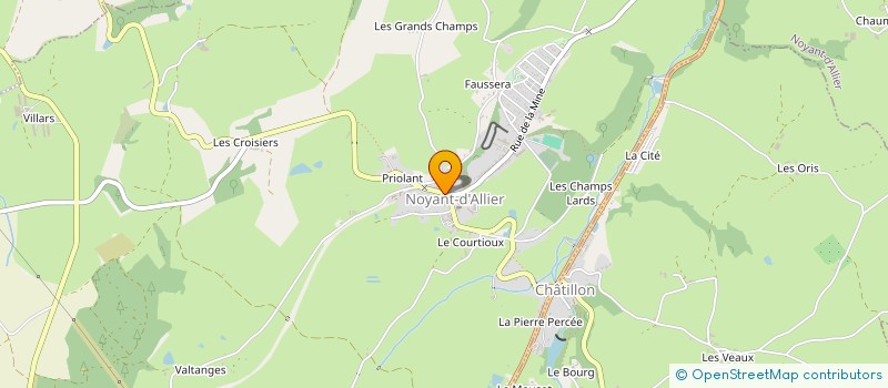 localisation de l'entreprise MADAME BEATRICE THEVENET  NOYANT-D'ALLIER