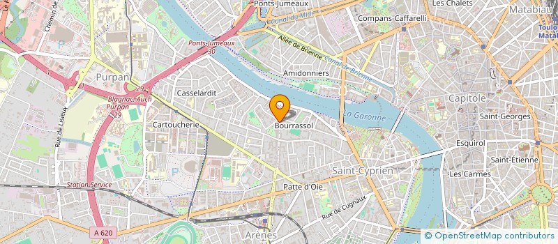localisation de l'entreprise MADAME BEATRICE THIBAULT  TOULOUSE