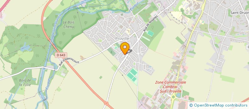 localisation de l'entreprise MADAME BEATRICE THIRIET  CREVECUR-SUR-L'ESCAUT