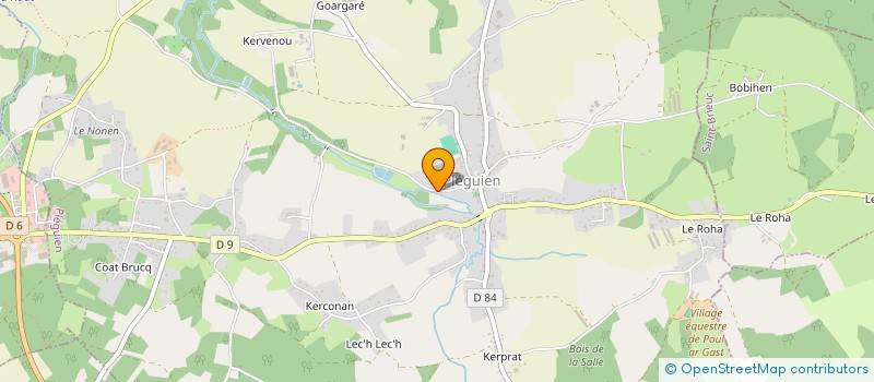 localisation de l'entreprise MADAME BEATRICE THOMAS  TREMEVEN