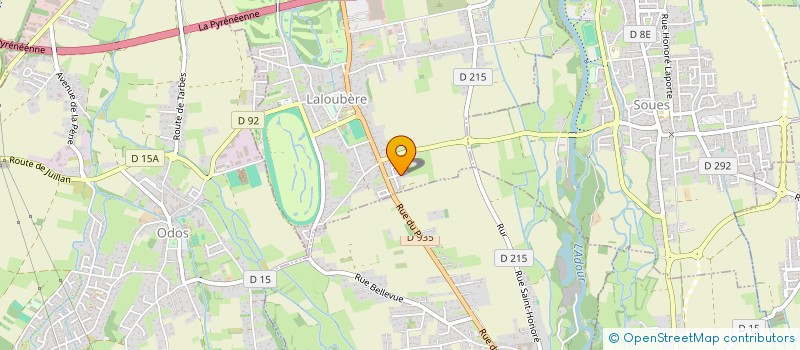 localisation de l'entreprise MADAME BEATRICE THOMAS  LALOUBERE