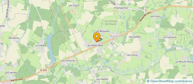 localisation de l'entreprise MADAME BEATRICE TILLET  RATTE