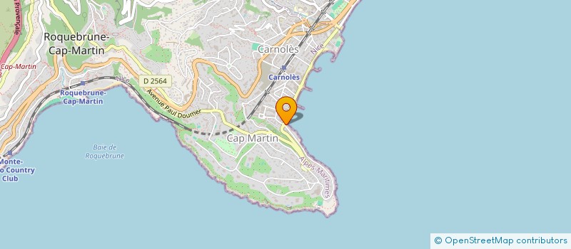 localisation de l'entreprise MADAME BEATRICE TOGNINI à ROQUEBRUNE-CAP-MARTIN