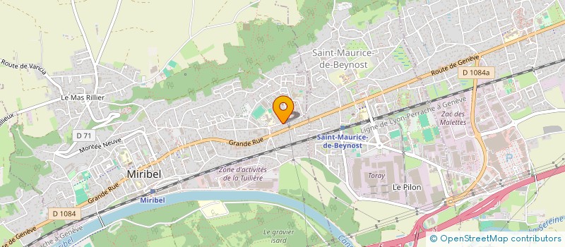 localisation de l'entreprise MADAME BEATRICE TOKATLIAN  MIRIBEL